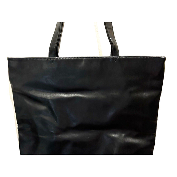 Women’s Victoria’s Secret Black Faux Leather Bohemian Fringe Limited Tote bag - Picture 7 of 9